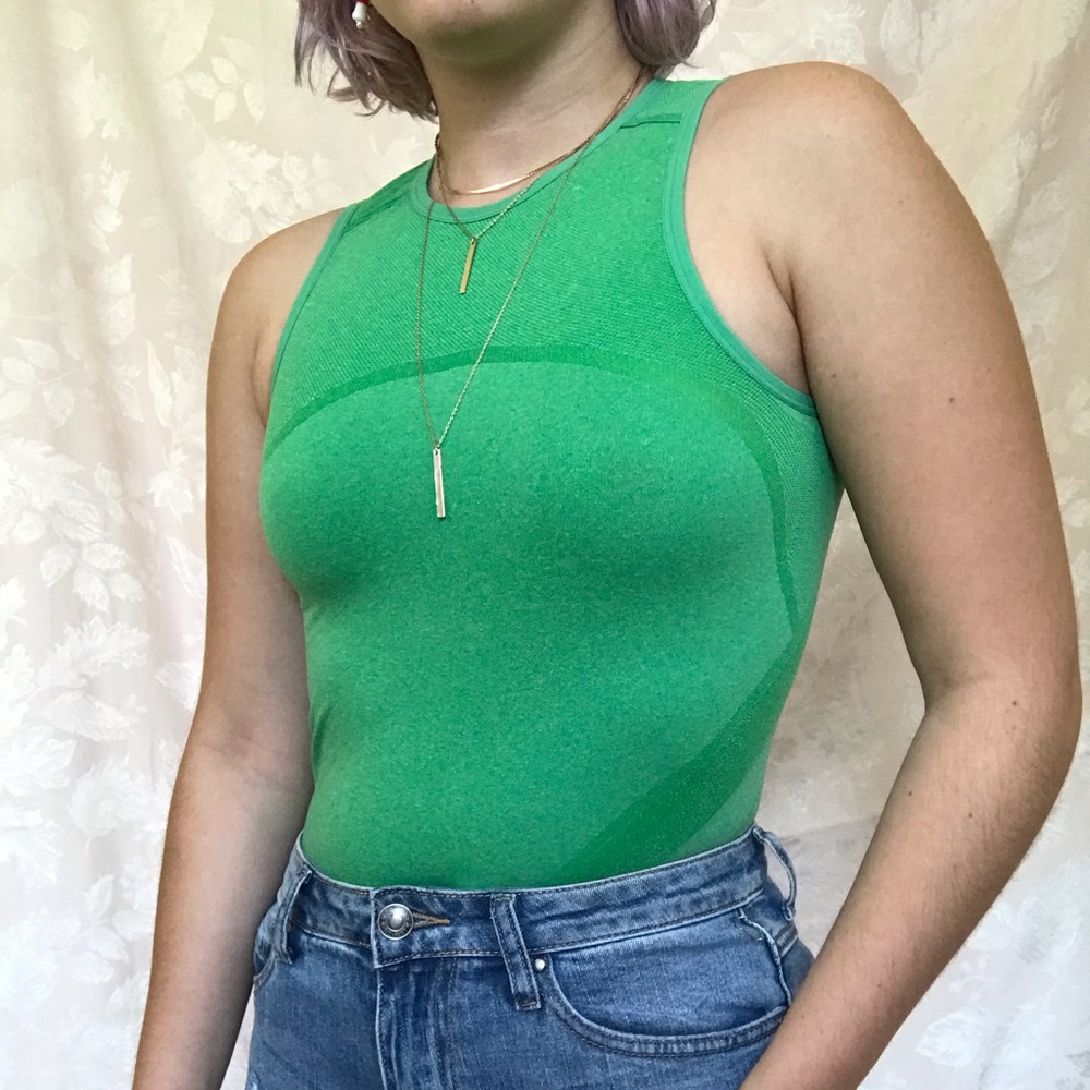 Green Nike top